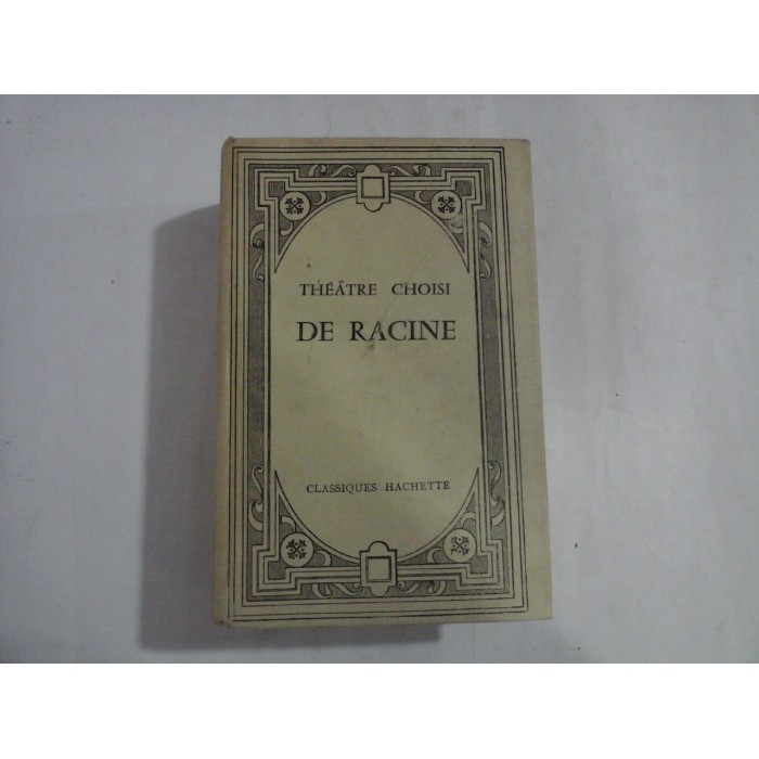    THEATRE  CHOISI  DE  RACINE  -  Paris  1966  